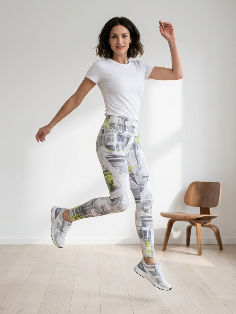Reebok sz XS Abstract Patterned Ladies Leggings